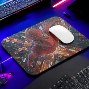 YAADIVA Spiderman Printed Mouse Pad for Gaming, Study & Office | Smooth Surface Mousepad | Size 19cm / 22cm