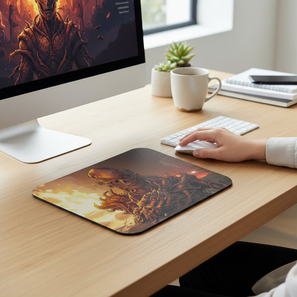 YAADIVA Stranger Things Printed Mouse Pad for Gaming, Study & Office | Smooth Surface Mousepad | Size 19cm / 22cm - Image 3