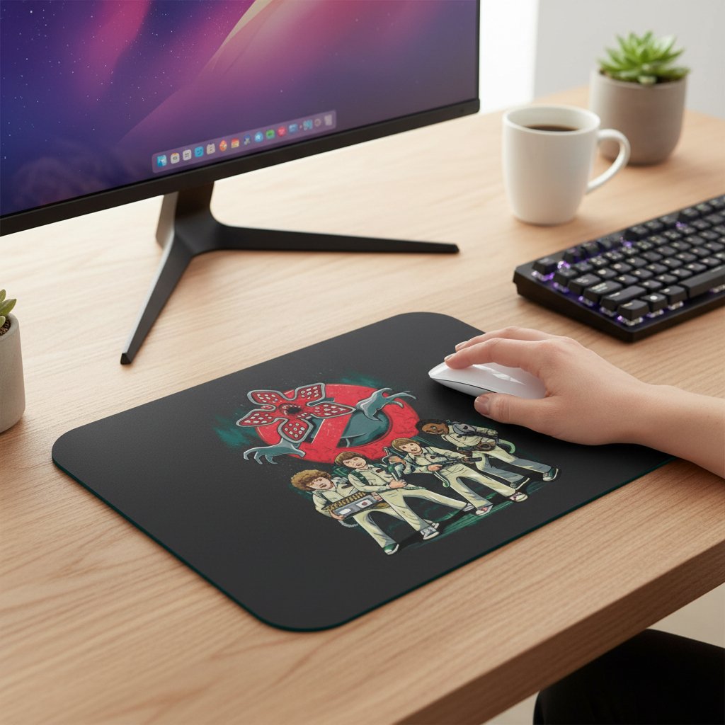 YAADIVA Stranger Things Printed Mouse Pad for Gaming, Study & Office | Smooth Surface Mousepad | Size 19cm / 22cm - Image 2