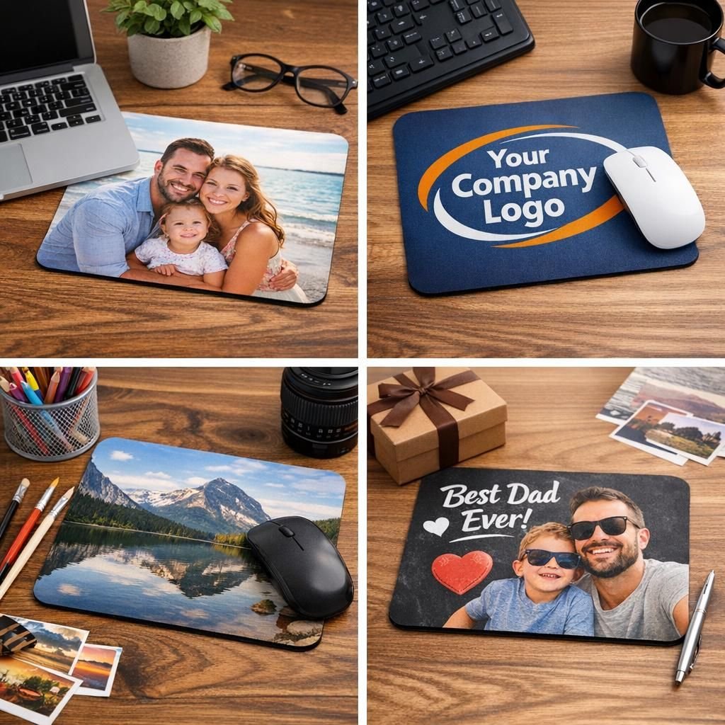 Customised Mousepad (19cm x 23cm) – Personalised Photo / Logo Print (Read Short Description) - Image 3