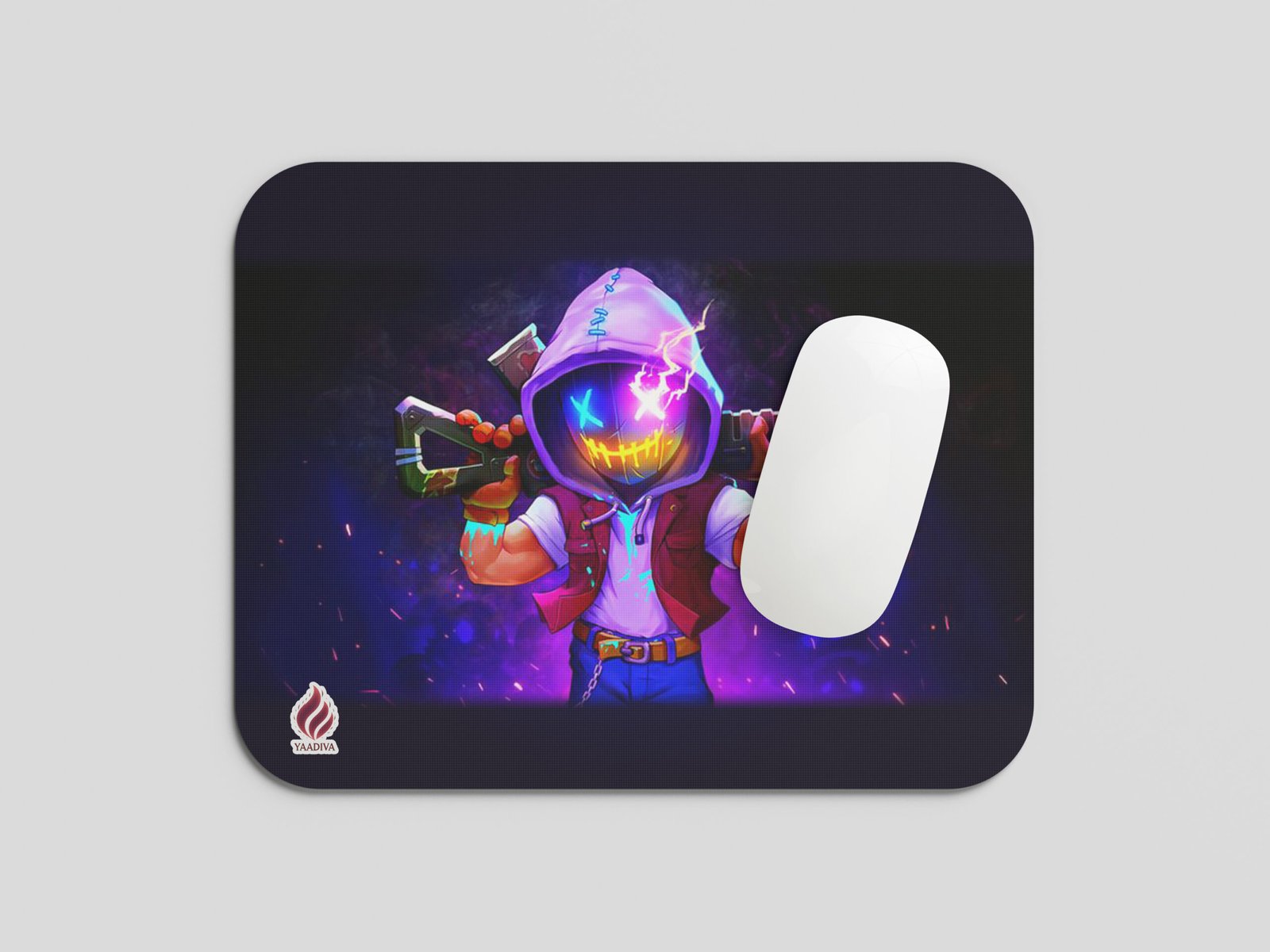 YAADIVA Gaming Mouse Pad | Premium Printed Mousepad for Students, Gamers & Office | Smooth Surface | Size 19cm / 22cm