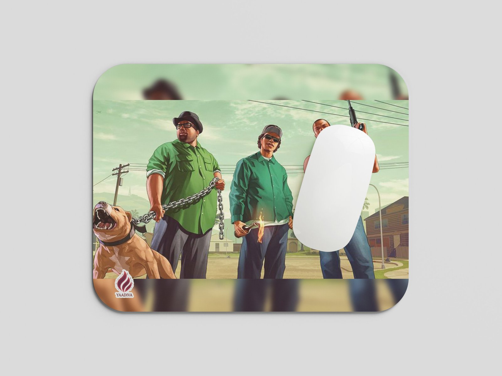 YAADIVA Gaming Mouse Pad | Premium Printed Mousepad for Students, Gamers & Office | Smooth Surface | Size 19cm / 22cm