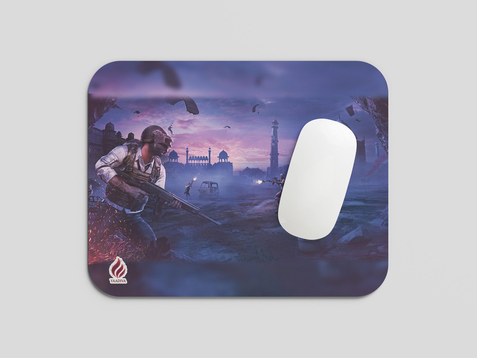 YAADIVA Gaming Mouse Pad | Premium Printed Mousepad for Students, Gamers & Office | Smooth Surface | Size 19cm / 22cm