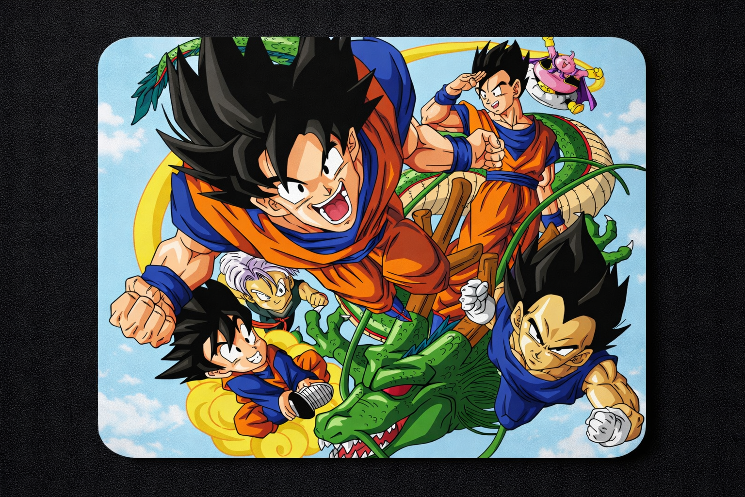 YAADIVA GOKU Printed Mouse Pad for Gaming, Study & Office | Smooth Surface Mousepad | Size 19cm / 22cm