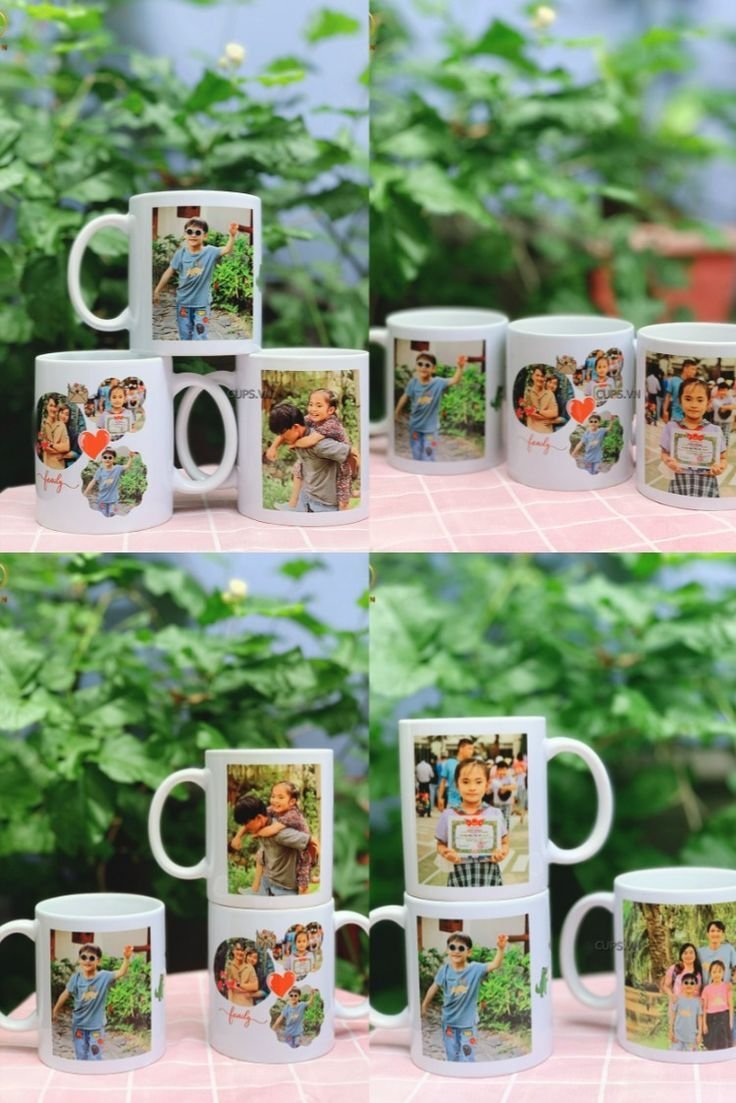 Customised Photo Mug with Your Design | Personalised Ceramic Mug Printing 4in x 3in Round | Custom Name, Logo, Image Mug Gift India (Read Short Description) - Image 4