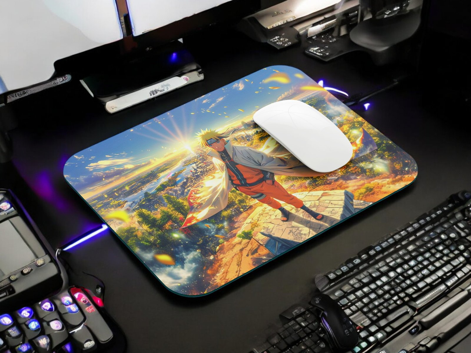 YAADIVA NARUTO Anime Printed Mouse Pad for Gaming, Study & Office | Smooth Surface Mousepad | Size 19cm / 22cm