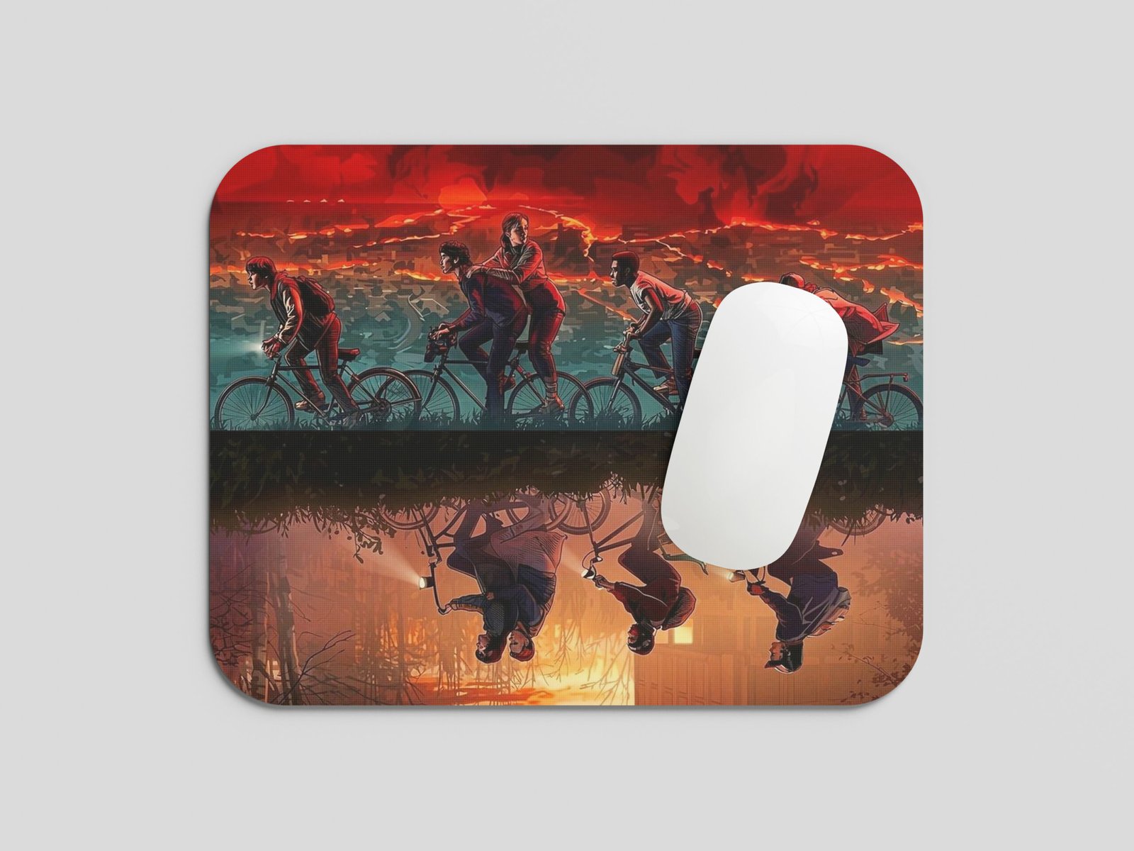 YAADIVA Stranger Things Printed Mouse Pad for Gaming, Study & Office | Smooth Surface Mousepad | Size 19cm / 22cm