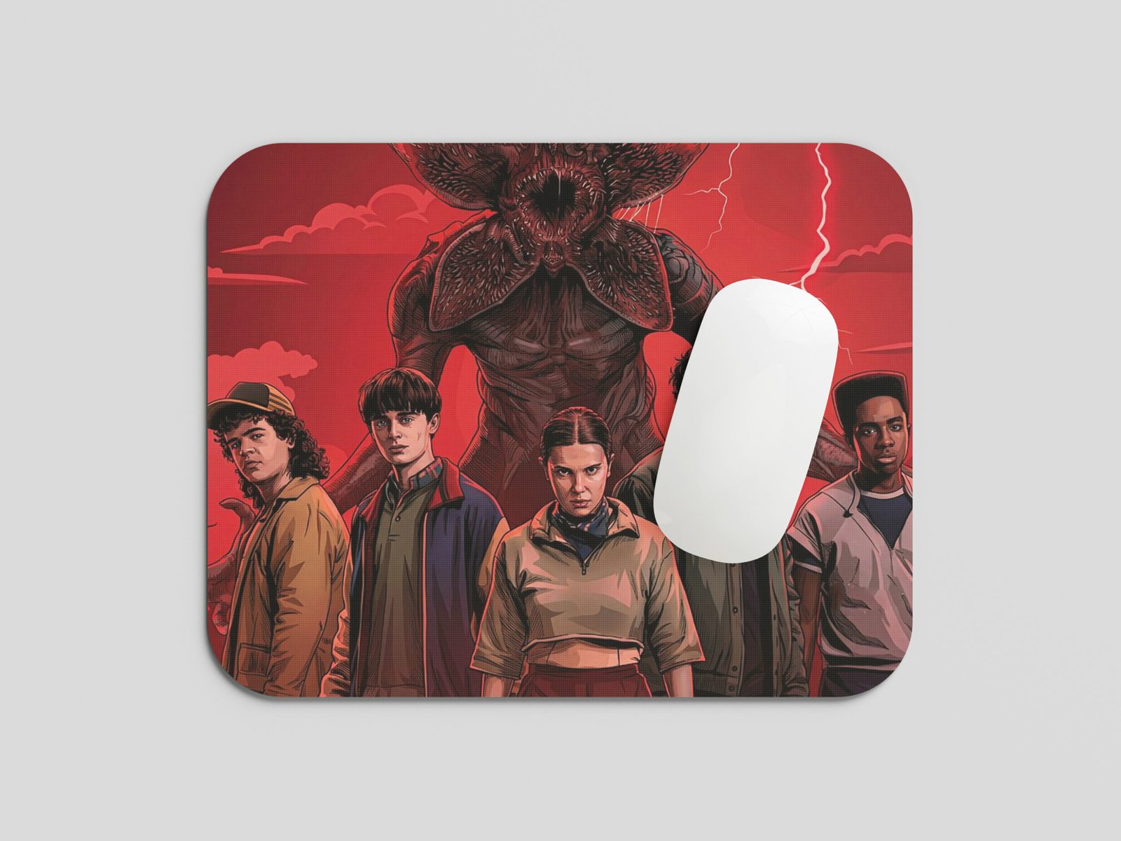 YAADIVA Stranger Things Printed Mouse Pad for Gaming, Study & Office | Smooth Surface Mousepad | Size 19cm / 22cm