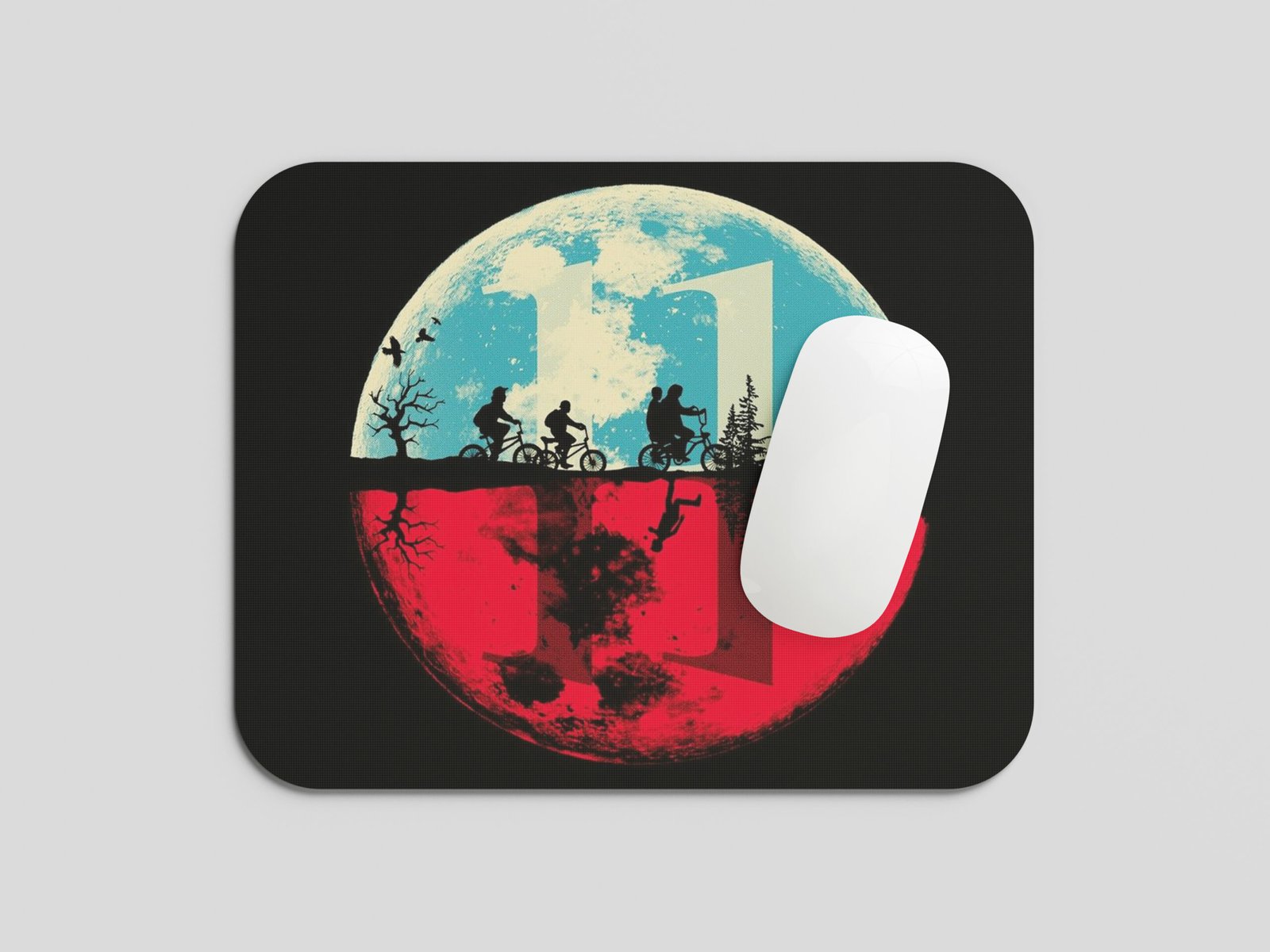YAADIVA Stranger Things Printed Mouse Pad for Gaming, Study & Office | Smooth Surface Mousepad | Size 19cm / 22cm