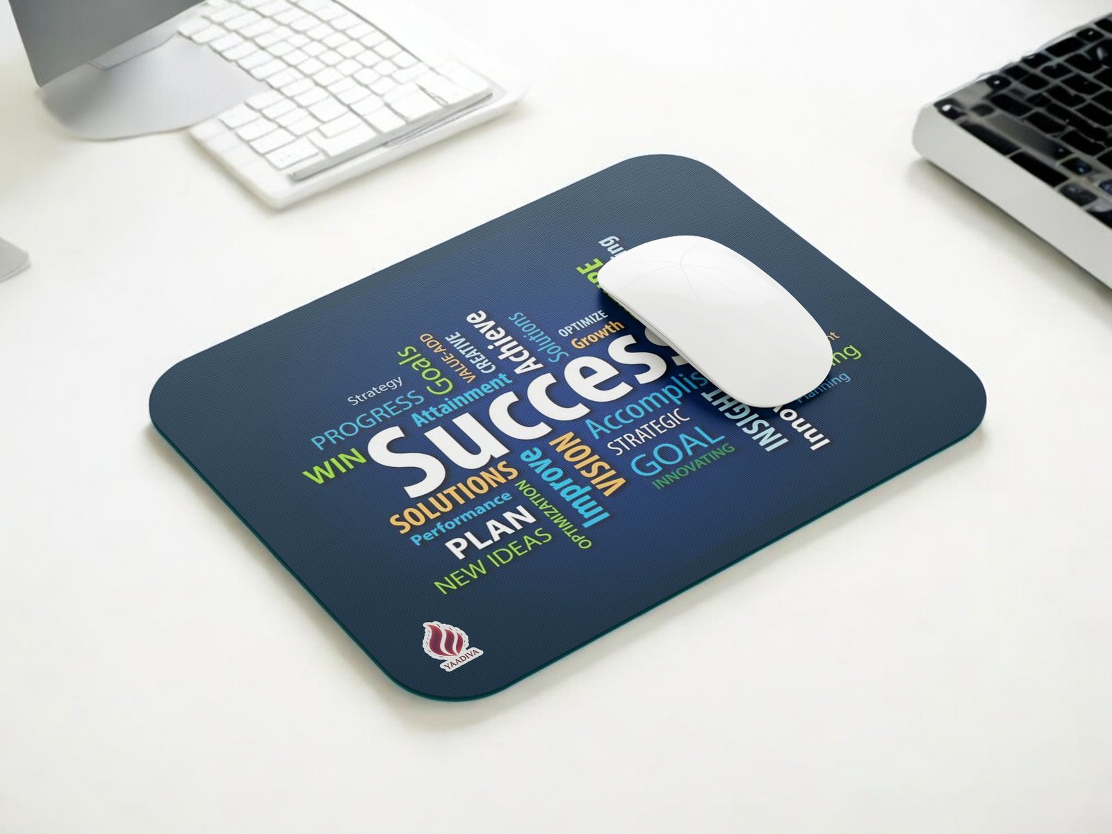 YAADIVA Motivational Printed Mouse Pad for Gaming, Study & Office | Smooth Surface Mousepad | Size 19cm / 22cm - Image 2