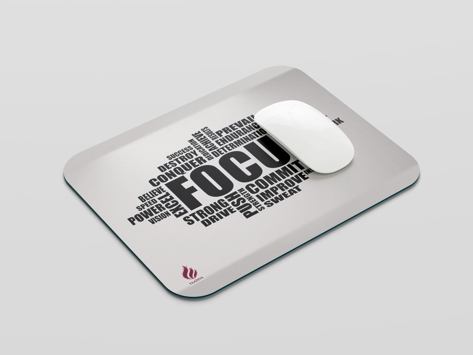 YAADIVA Motivational Printed Mouse Pad for Gaming, Study & Office | Smooth Surface Mousepad | Size 19cm / 22cm - Image 3