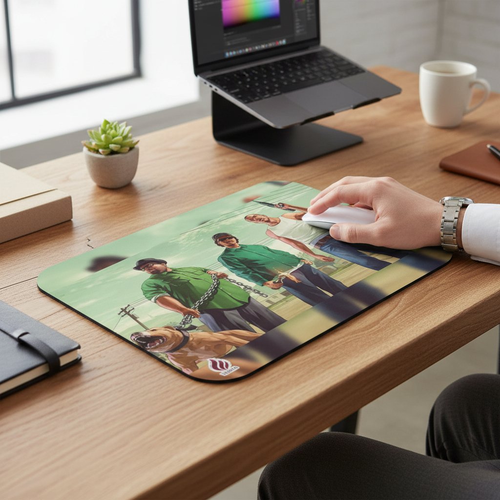 YAADIVA Gaming Mouse Pad | Premium Printed Mousepad for Students, Gamers & Office | Smooth Surface | Size 19cm / 22cm - Image 3
