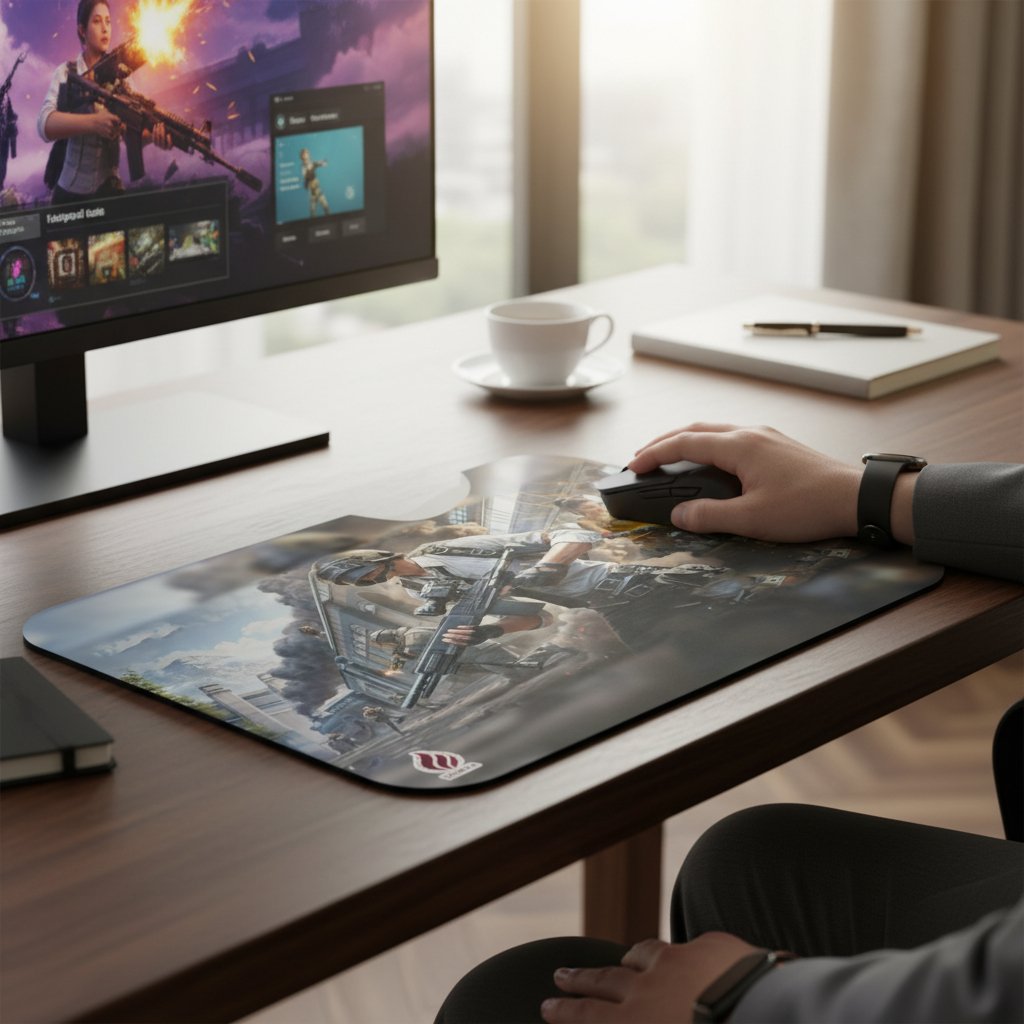 YAADIVA Gaming Mouse Pad | Premium Printed Mousepad for Students, Gamers & Office | Smooth Surface | Size 19cm / 22cm - Image 2