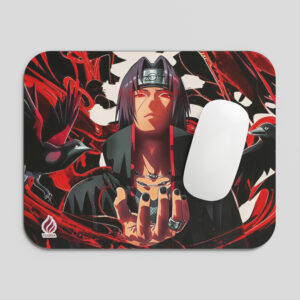 YAADIVA Itachi Anime Printed Mouse Pad for Gaming, Study & Office | Smooth Surface Mousepad | Size 19cm / 22cm
