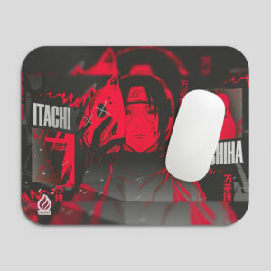 YAADIVA Itachi Anime Printed Mouse Pad for Gaming, Study & Office | Smooth Surface Mousepad | Size 19cm / 22cm