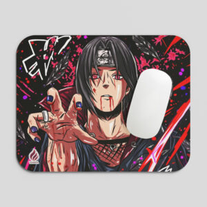 YAADIVA Itachi Anime Printed Mouse Pad for Gaming, Study & Office | Smooth Surface Mousepad | Size 19cm / 22cm