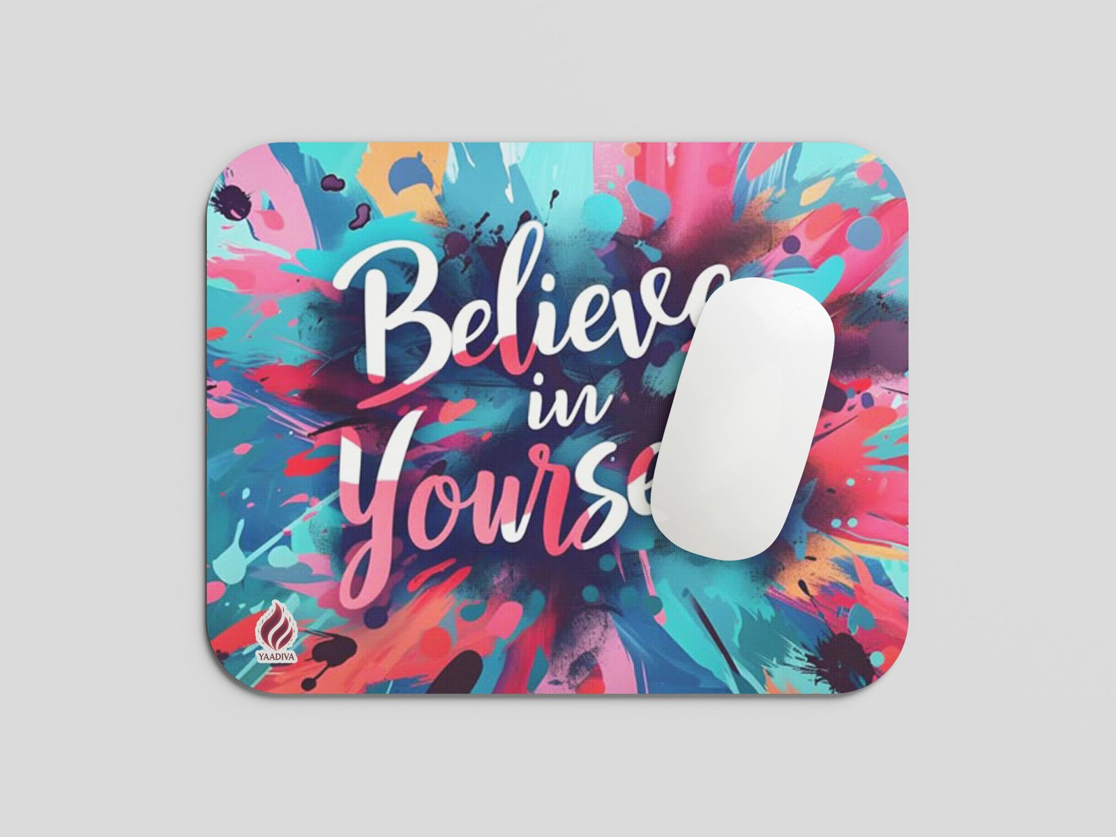 YAADIVA Motivational Printed Mouse Pad for Gaming, Study & Office | Smooth Surface Mousepad | Size 19cm / 22cm - Image 2