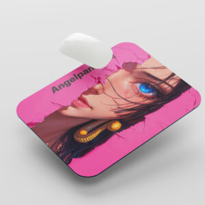 Anime Girl Angel Art Printed Gaming Mouse Pad | 7.5 x 9 Inch (19 x 23 cm) | Non-Slip Rubber Base | Smooth Surface Mousepad for Laptop & PC
