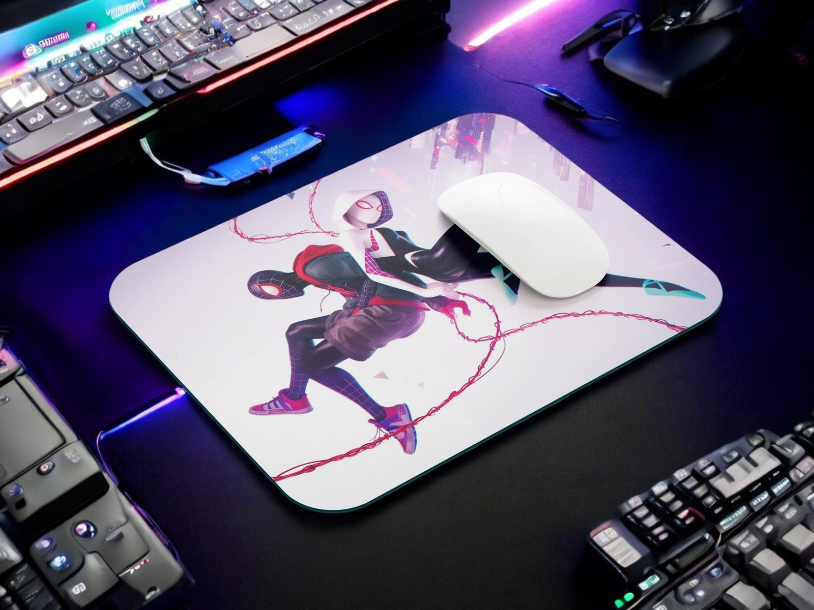 YAADIVA Spiderman Printed Mouse Pad for Gaming, Study & Office | Smooth Surface Mousepad | Size 19cm / 22cm