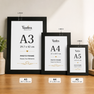 Custom Photo Frame A3 A4 A5 | Personalized Picture Frame for Anniversary, Birthday, Corporate Gifts, Certificates & Memories (Read Short Decription)