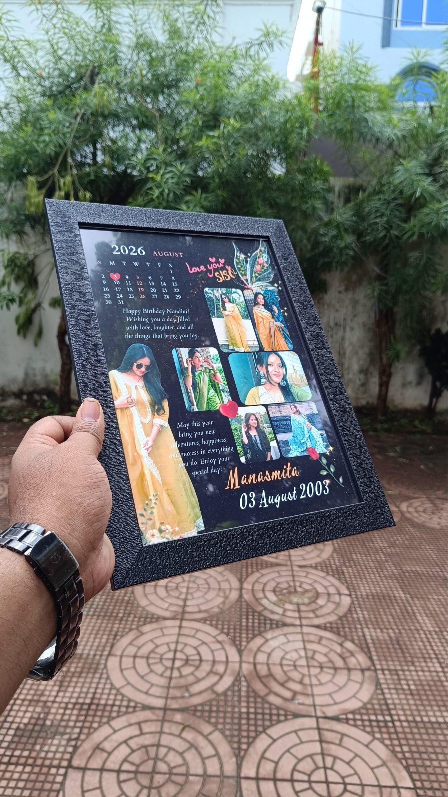 Personalized Best Friend Photo Frame | Custom BFF, Sister & Bestie Gift | A4,A3,A3+ - Image 2