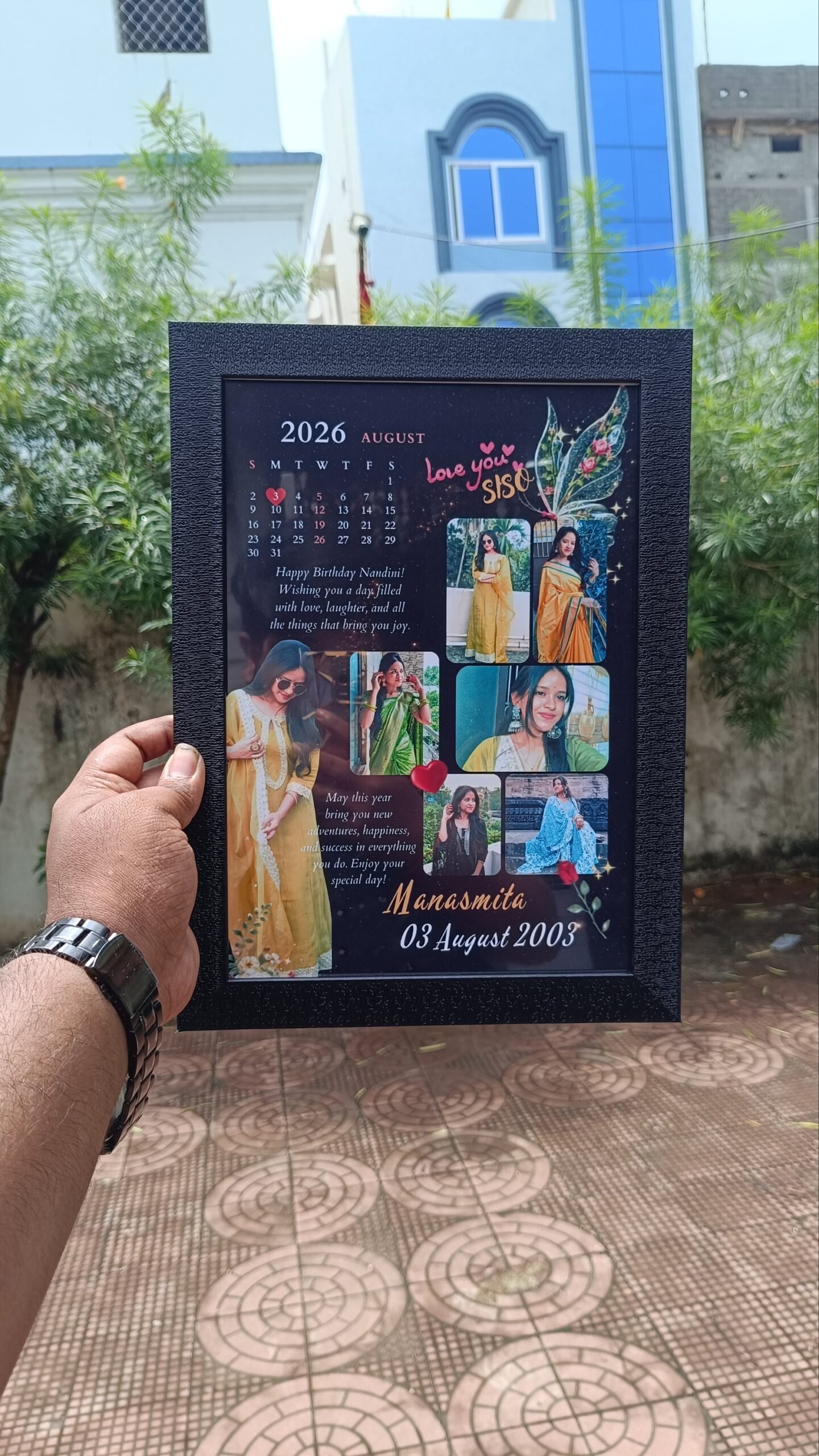 Personalized Best Friend Photo Frame | Custom BFF, Sister & Bestie Gift | A4,A3,A3+