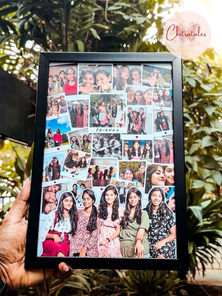Personalized Photo Frame | Friends, Couple, Solo Gift | 12x8, 12x16 & 12x18 | Design 8A | Yaadiva