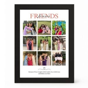 Personalized Photo Frame | Friends, Couple, Solo Gift | 12x8, 12x16 & 12x18 | Design 2A | Yaadiva