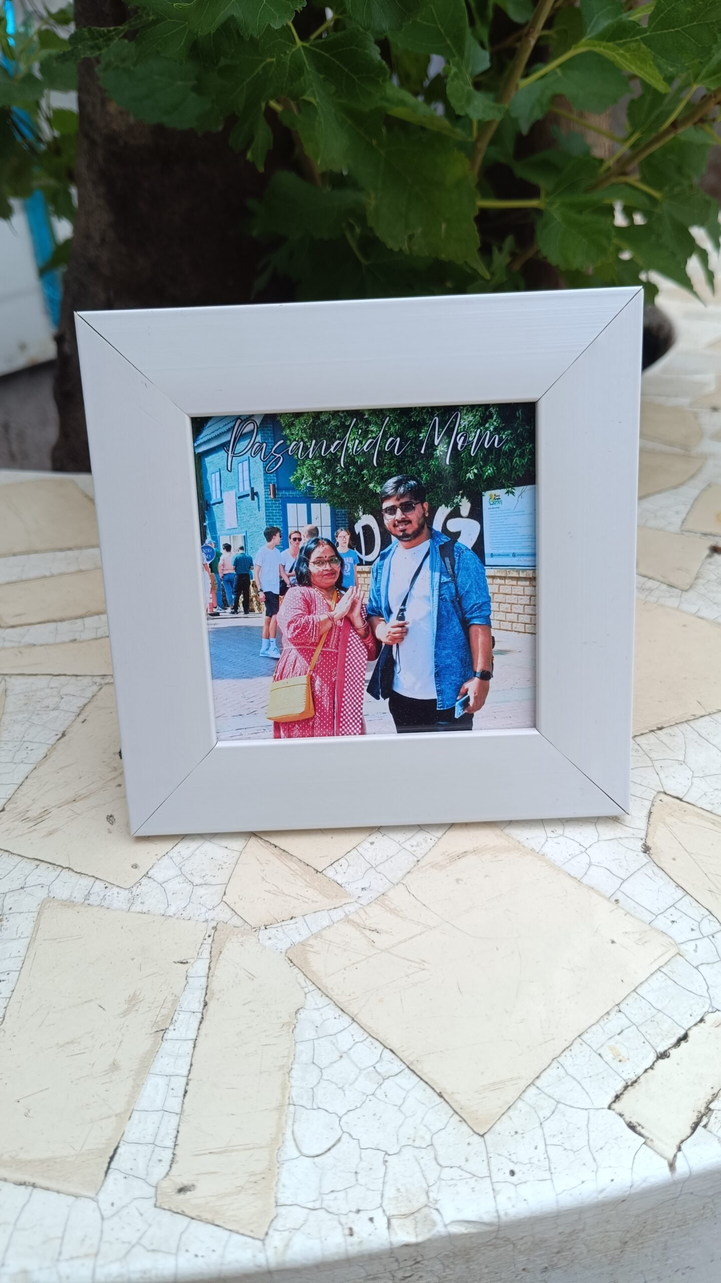Yaadiva Personalized Mini Photo Frame 4x4 Inch | Custom Picture Frame for Birthday Gift, Anniversary, Him, Her, Couple & Best Friend - Image 8