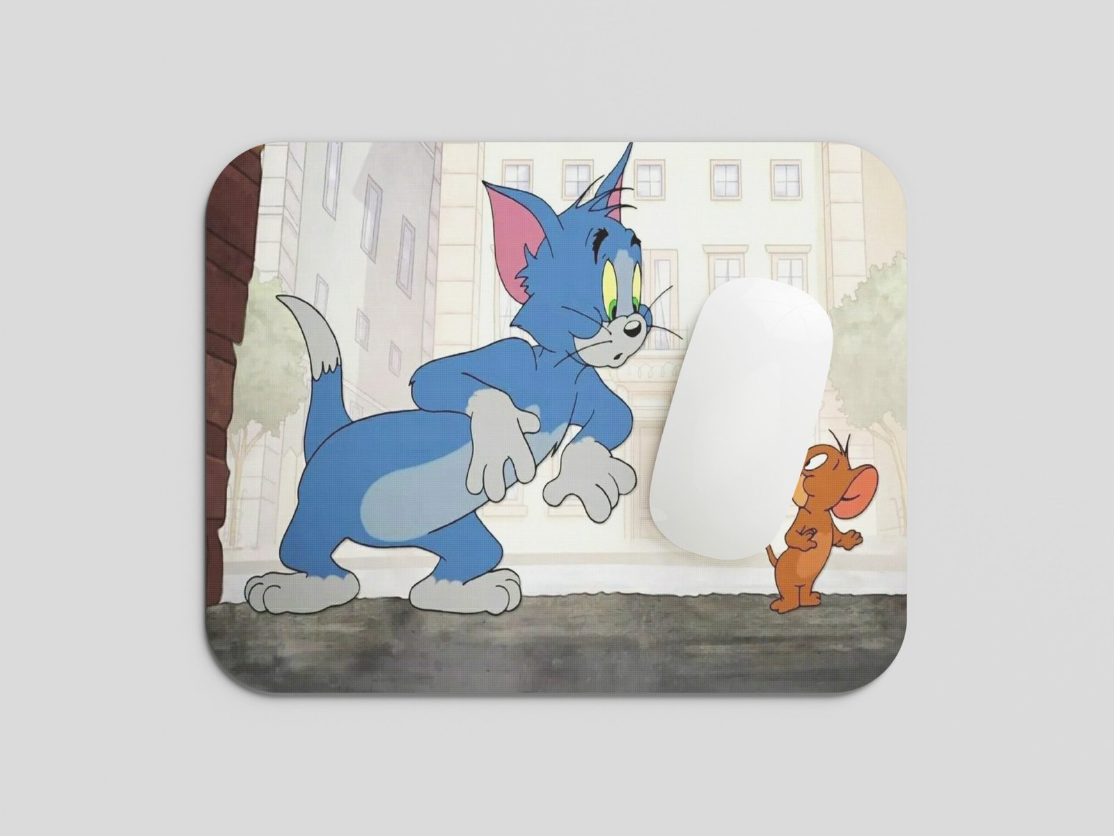 Tom & Jerry Cartoon Mouse Pad | Funny Classic Cartoon Design Desk Mat for Kids & Fans