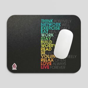 Motivational Printed Mouse Pad | 7 × 9 Inch | 3mm Thick | Smooth Surface | Non-Slip Base | SKU: MO154